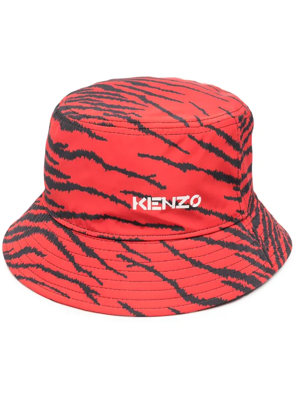 zebra print bucket hat