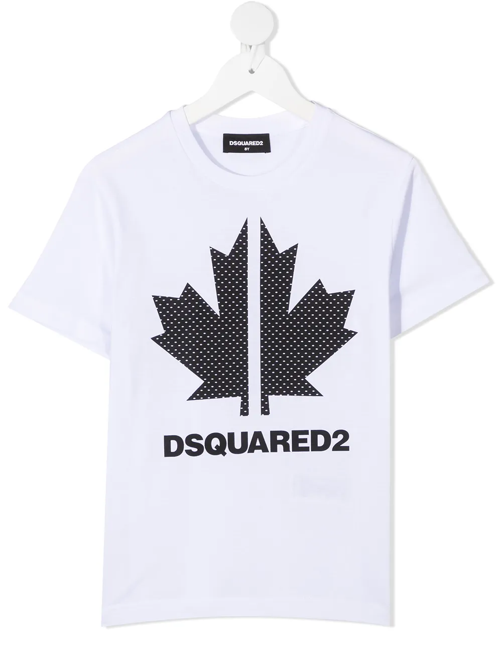 

Dsquared2 Kids playera con logo estampado - Blanco