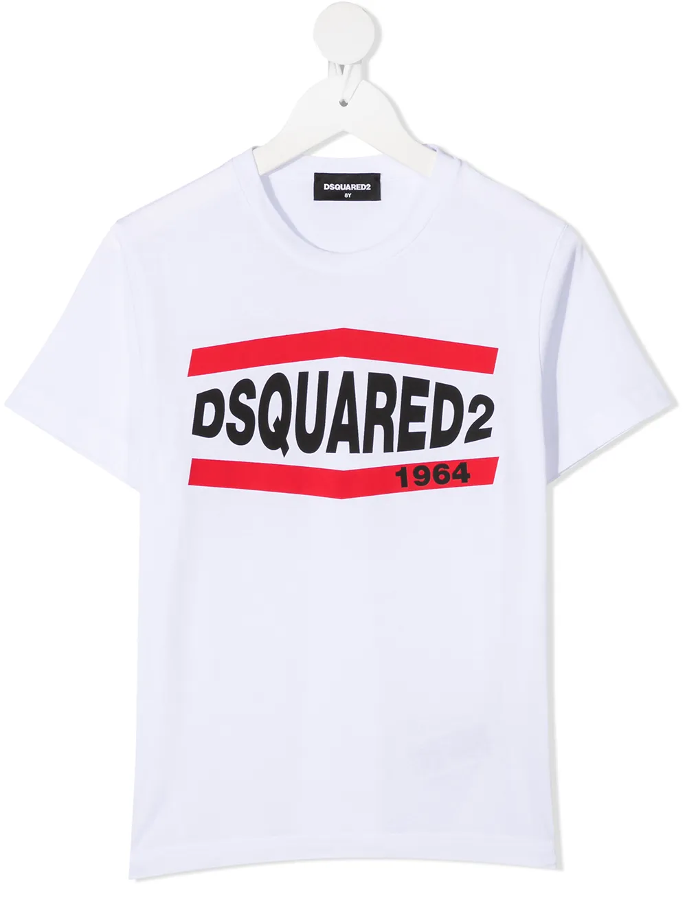 

Dsquared2 Kids playera con logo estampado - Blanco