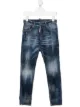 Image 1 of Dsquared2 Kids stonewashed straight-leg jeans
