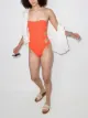 Alexandra Miro Bella bandeau cut-out swimsuit