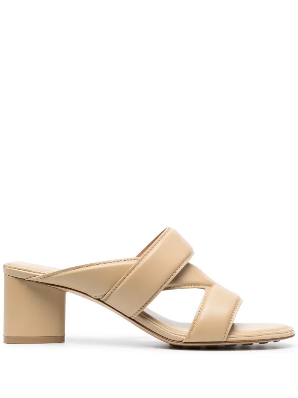 Bottega Veneta crossover-strap Detail Sandals - Neutrals
