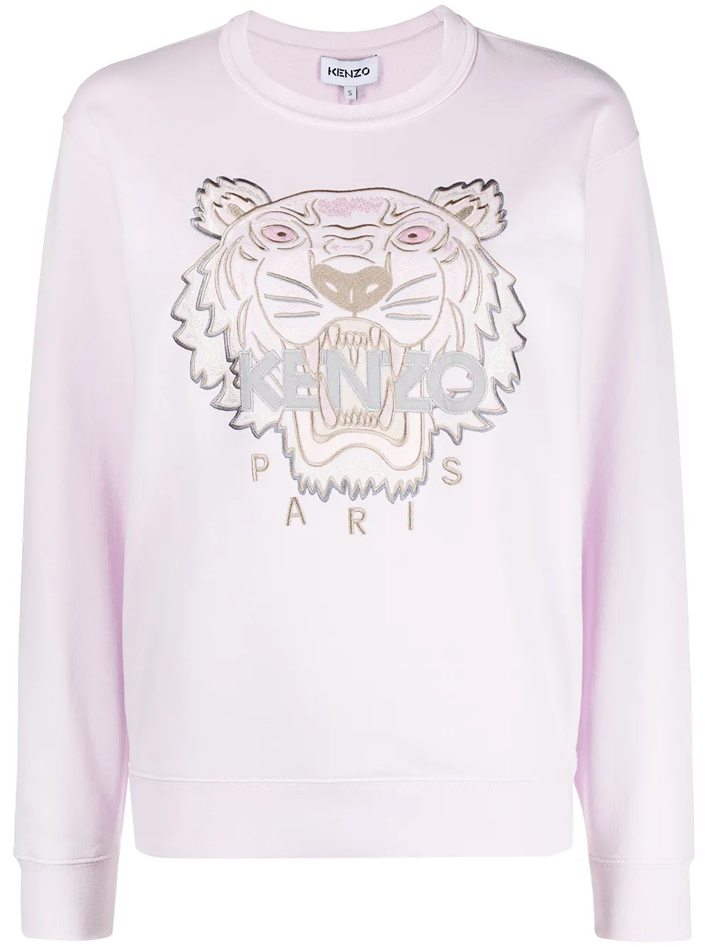 

Kenzo embroidered logo cotton sweatshirt - Pink