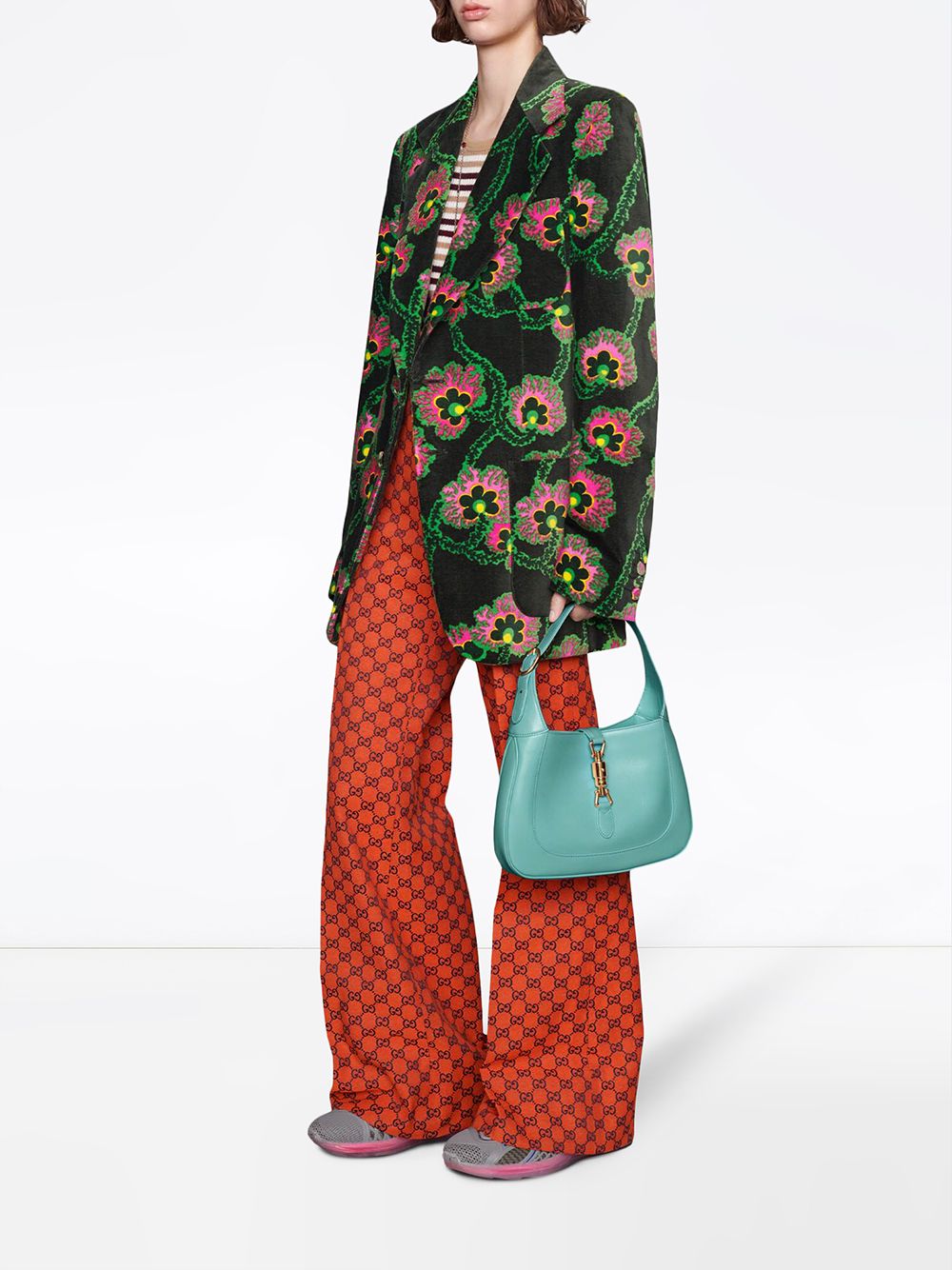 Gucci x Ken Scott Floral Print Velvet Jacket - Farfetch