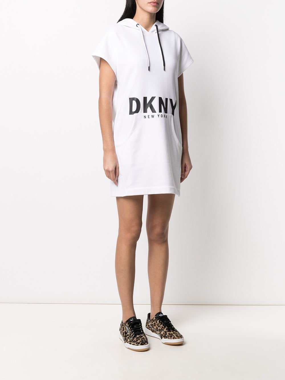 фото Dkny платье-толстовка с логотипом