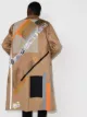 Raf Simons двубортное пальто из коллаборации с Sterling Ruby