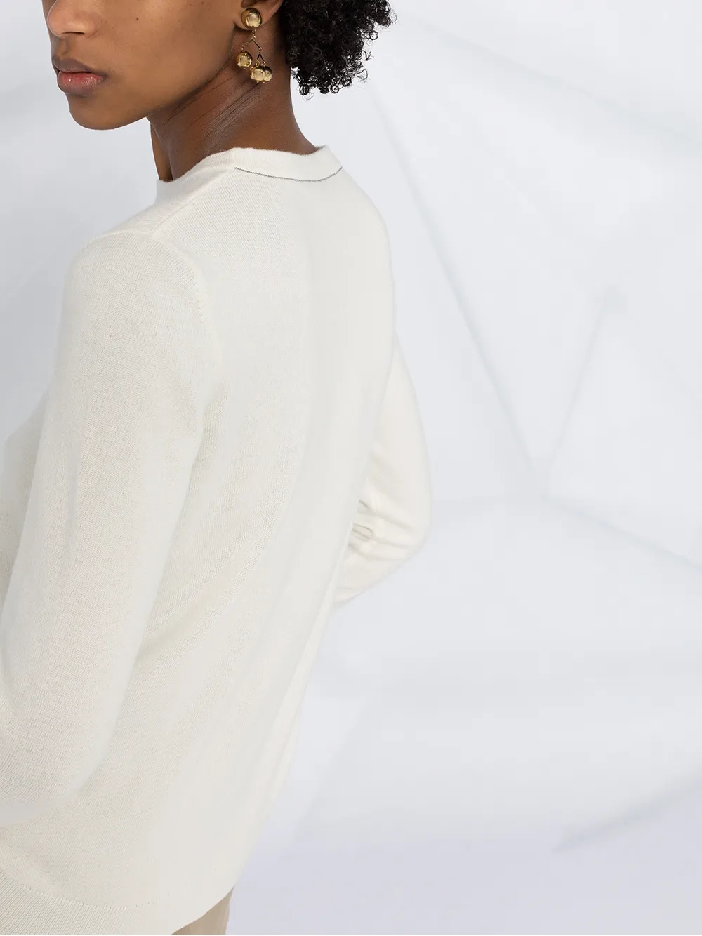  Brunello Cucinelli Pullover Aus Kaschmir   Nude 