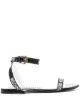 Image 1 of Moschino logo-print sandals