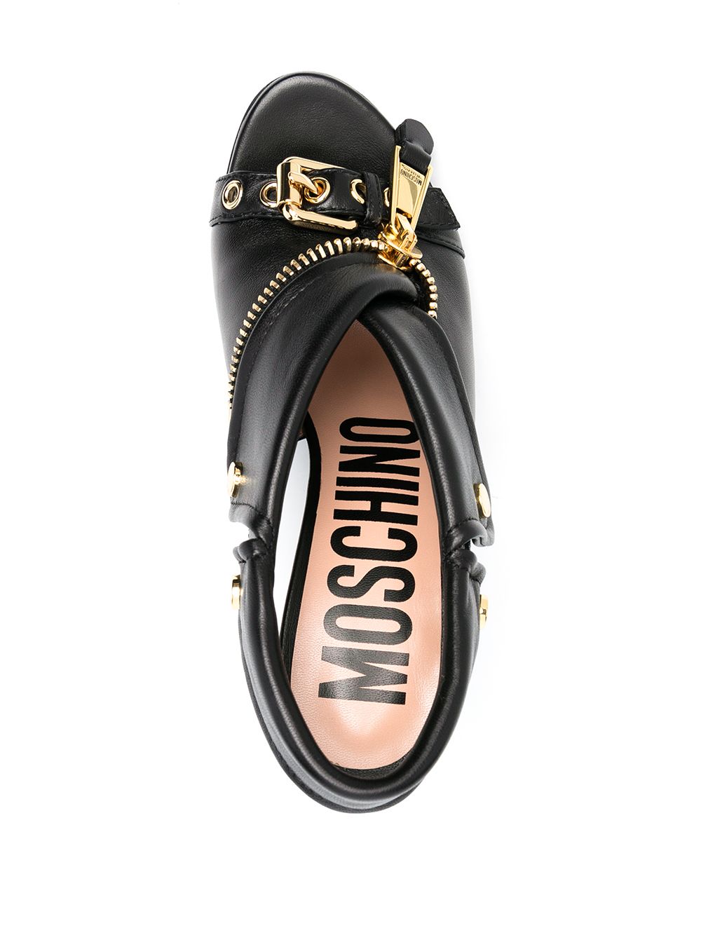 фото Moschino босоножки с молниями