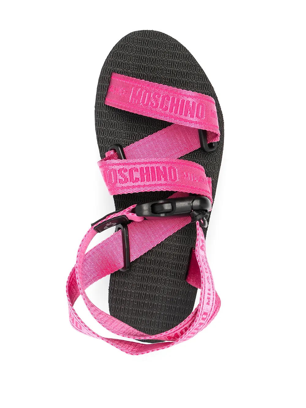 Moschino Sandalen met logobandje Roze