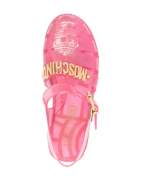 moschino jelly sandals