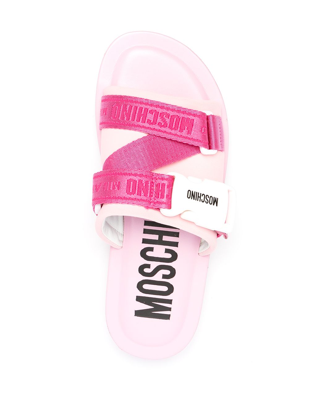 фото Moschino шлепанцы с логотипом