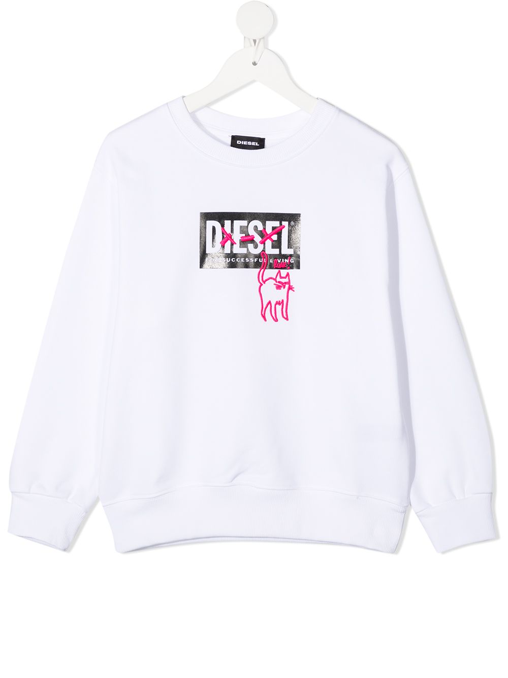 

Diesel Kids sudadera Roar - Blanco