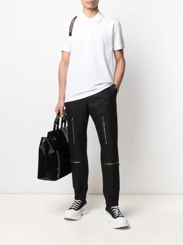 alexander mcqueen harness shirt