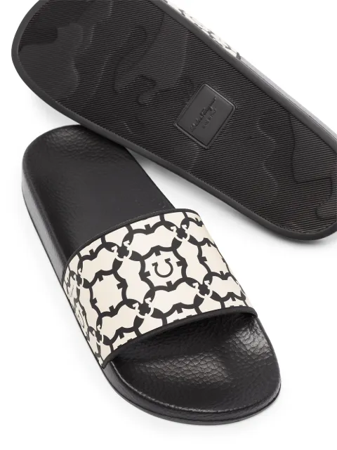 ferragamo rhinestone slides