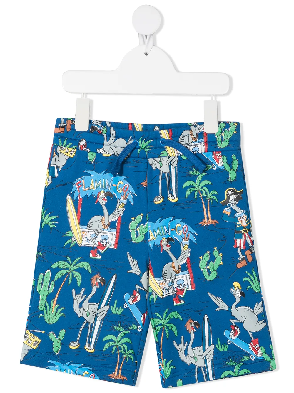 фото Stella mccartney kids шорты flamingo land с принтом