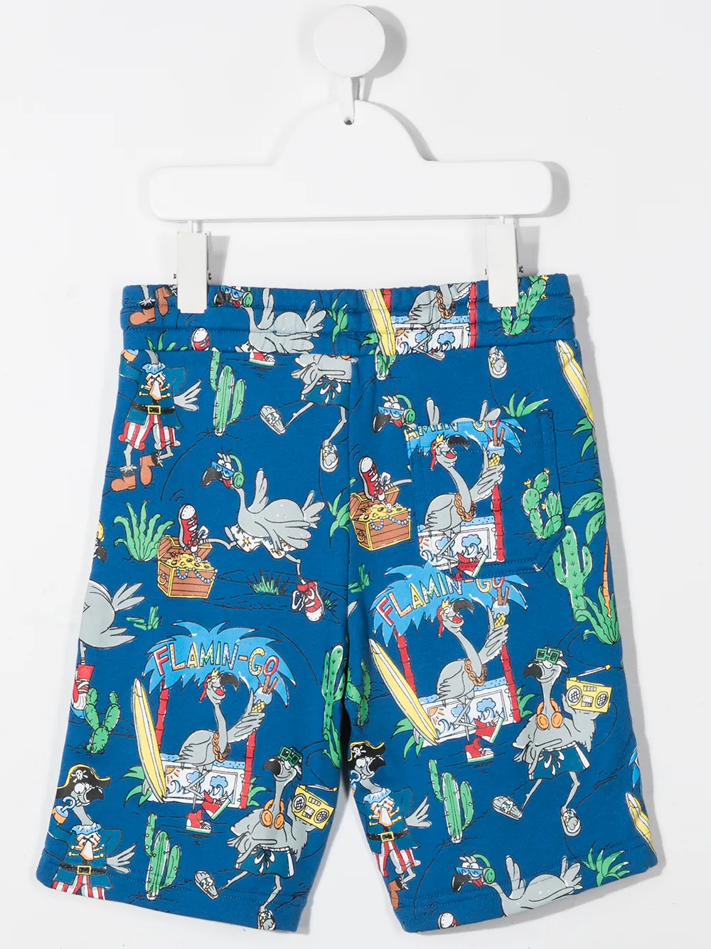 фото Stella mccartney kids шорты flamingo land с принтом