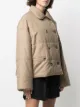 Courrèges embroidered puffer jacket