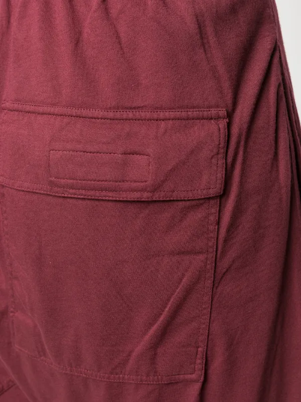 パンツ Rick Owens DRKSHDW Rick Owens DRKSHDW drop-crotch Track Trousers | Red | FARFETCH