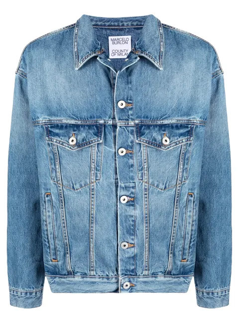 COUNTY OF MILAN جاكيت جينز
