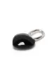Maria Black onyx-detail heart charm