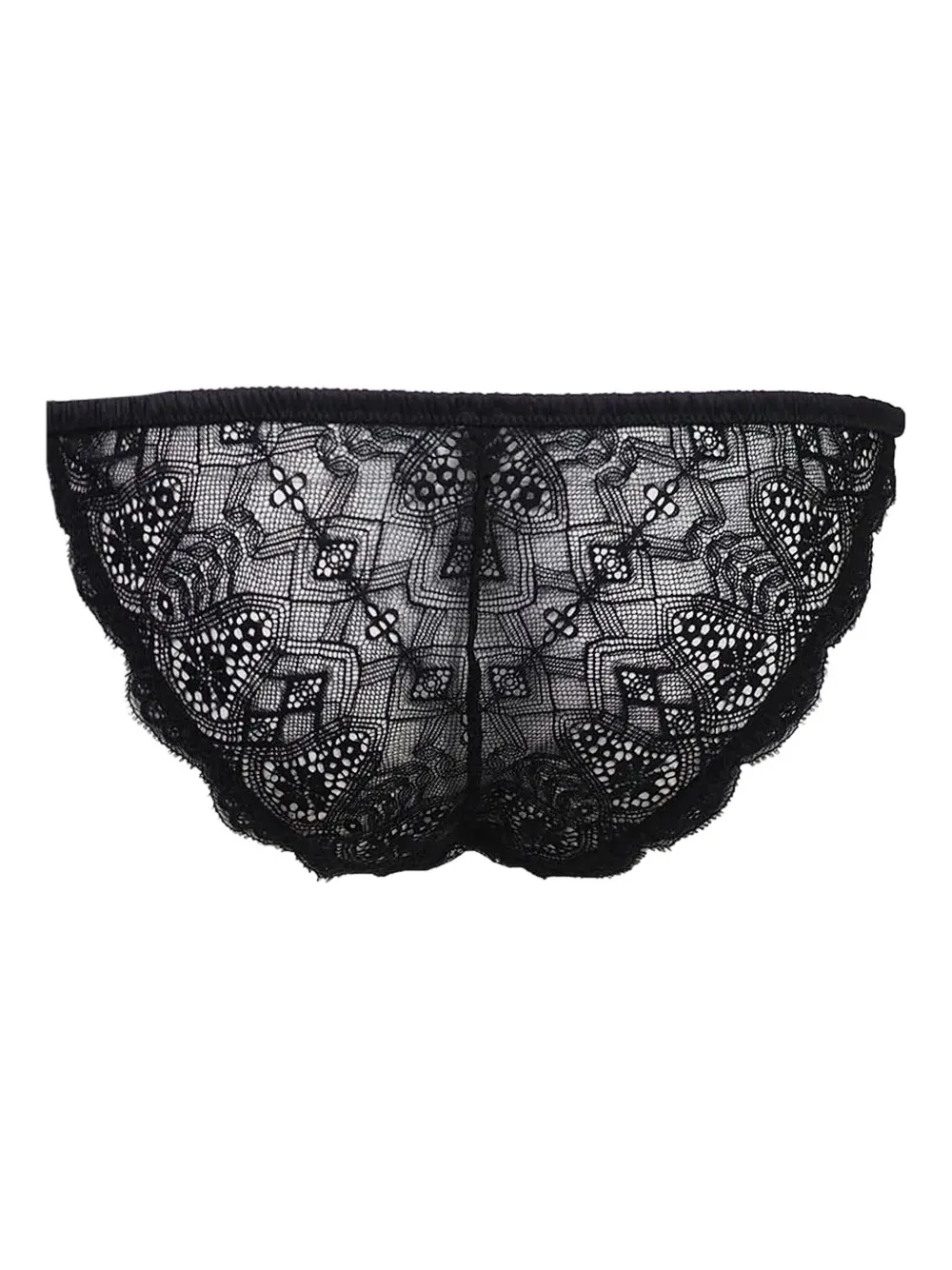 Love Stories lace briefs - Zwart