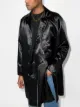 Image 2 of Y/Project single-breasted satin overcoat