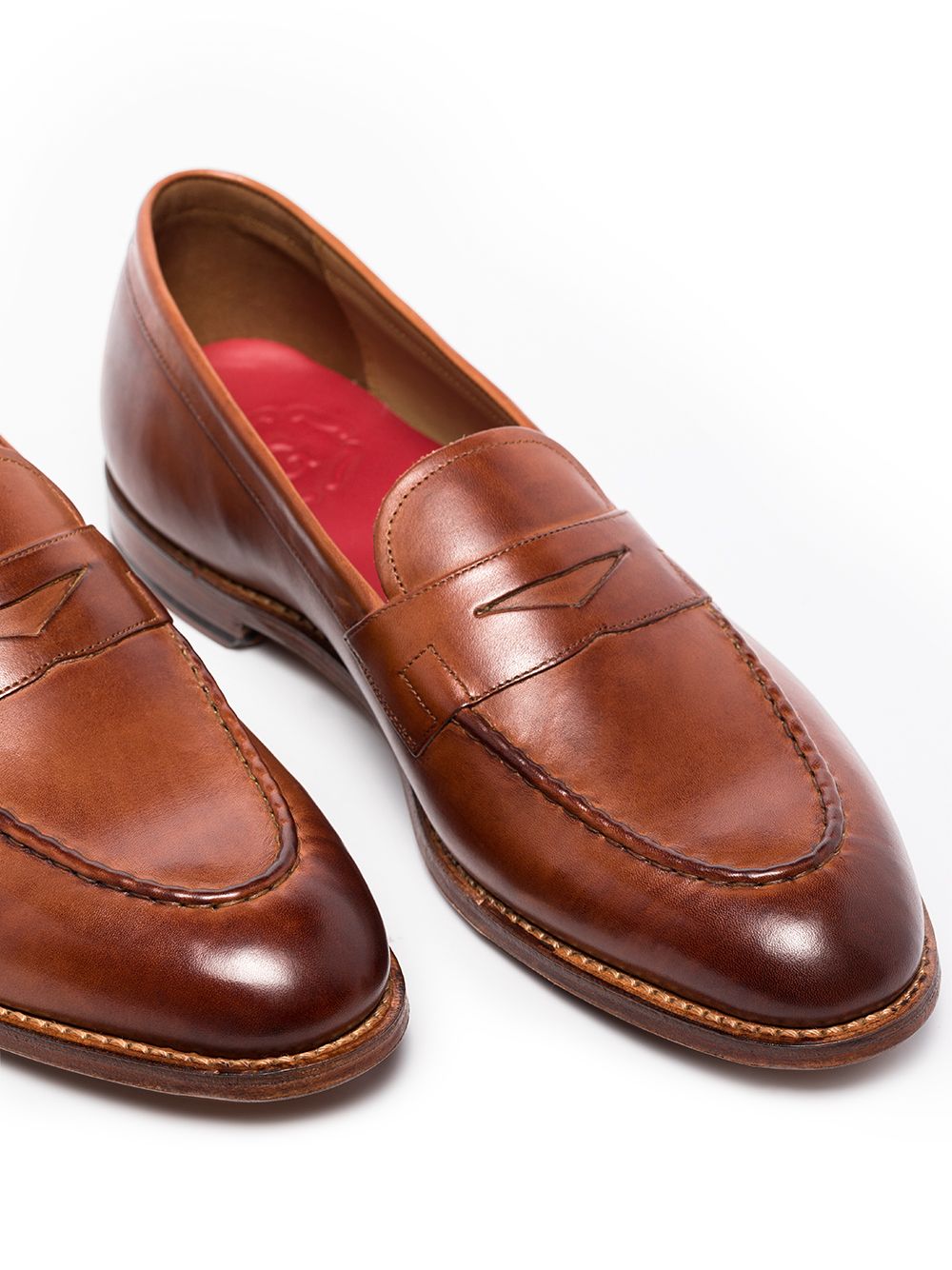 фото Grenson лоферы lloyd с миндалевидным носком