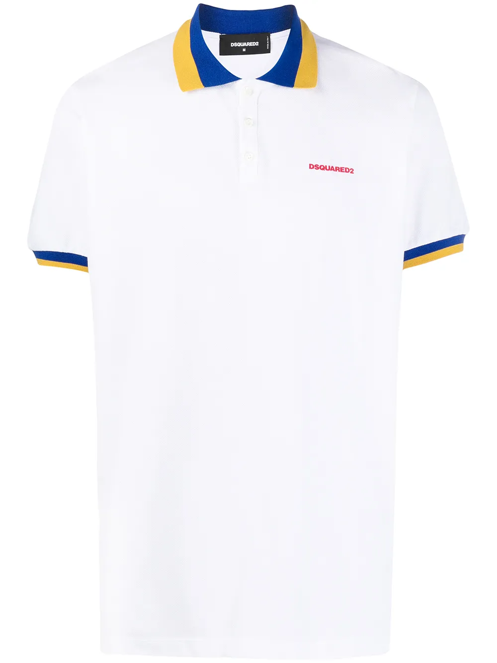 Image 1 of Dsquared2 logo-printed polo shirt