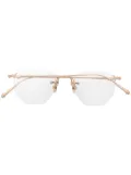 Matsuda M3104 hexagonal-frame glasses - Gold