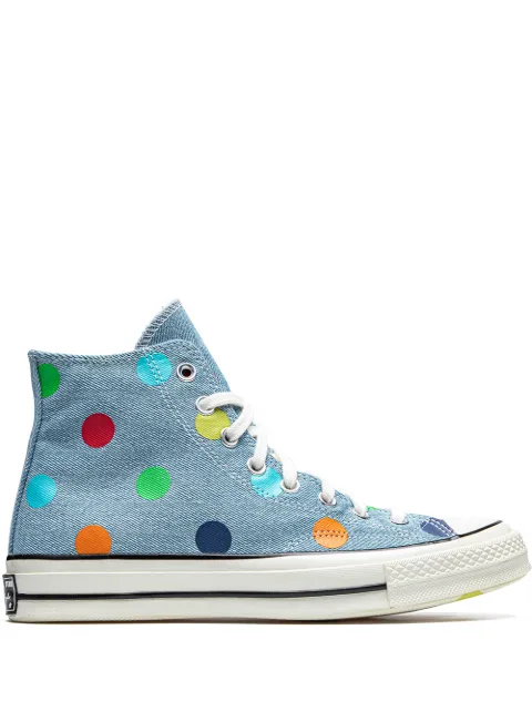 Converse x Golf Wang Chuck 70 Hi "Denim Polka Dots" sneakers