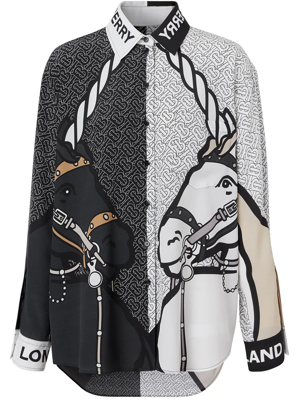 Bild 1 von Burberry Seidenhemd mit Print