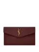Image 1 of Saint Laurent Uptown crocodile-embossed clutch bag