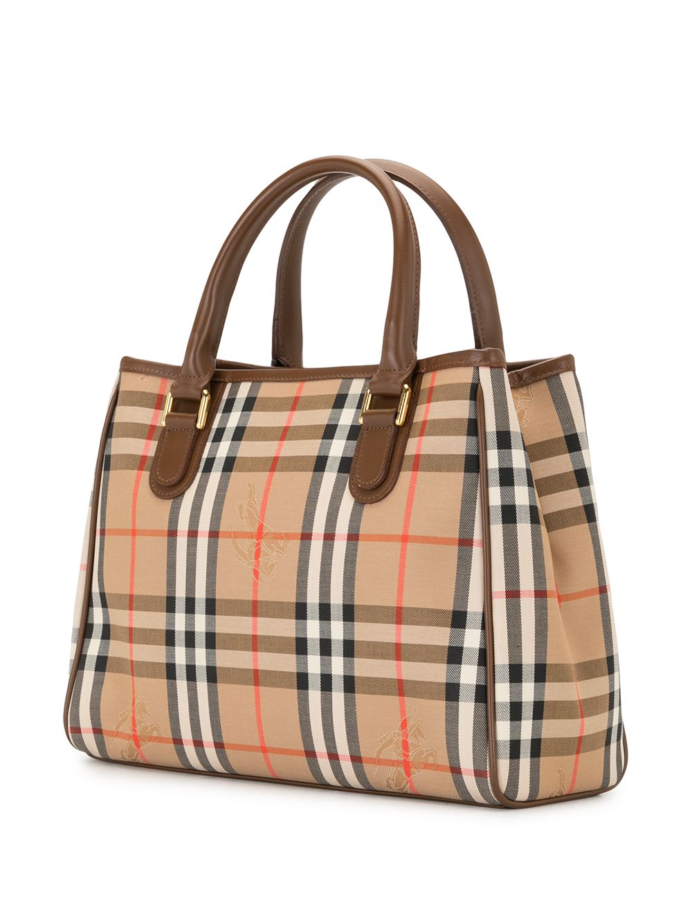 фото Burberry pre-owned сумка-тоут в клетку nova check