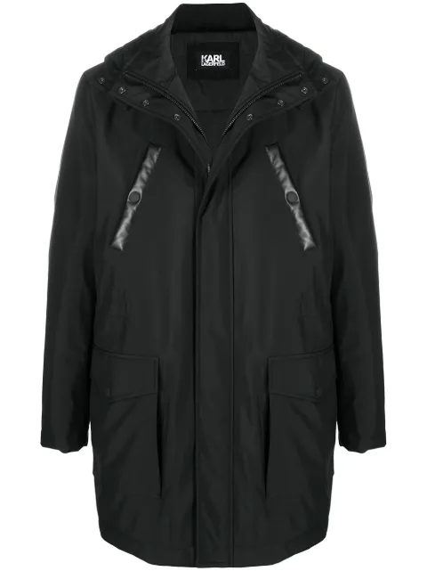 Karl Lagerfeld Hooded Parka Coat - Farfetch