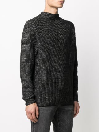 intarsia-knit roll-neck jumper展示图