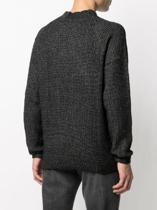 intarsia-knit roll-neck jumper展示图