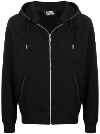 drawstring zip up hoodie