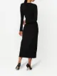 Carolina Herrera sweetheart neckline midi dress