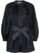 Image 1 of Ulla Johnson contrast-stitching tie-fastening playsuit