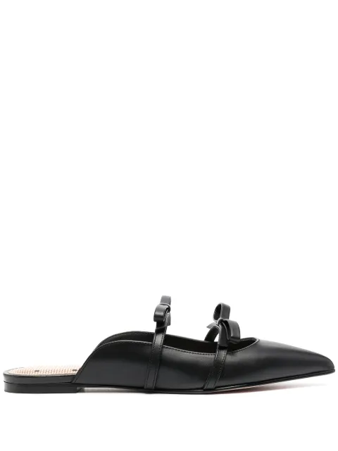 RED(V) bow strap ballerinas