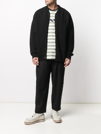 purl-kint wool cardigan展示图