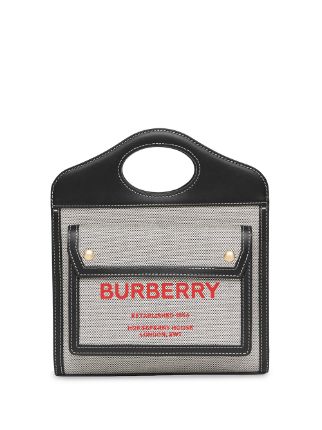 Burberry Mini Pocket Tote Bag - Farfetch