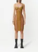 Burberry quilted technical corset dress