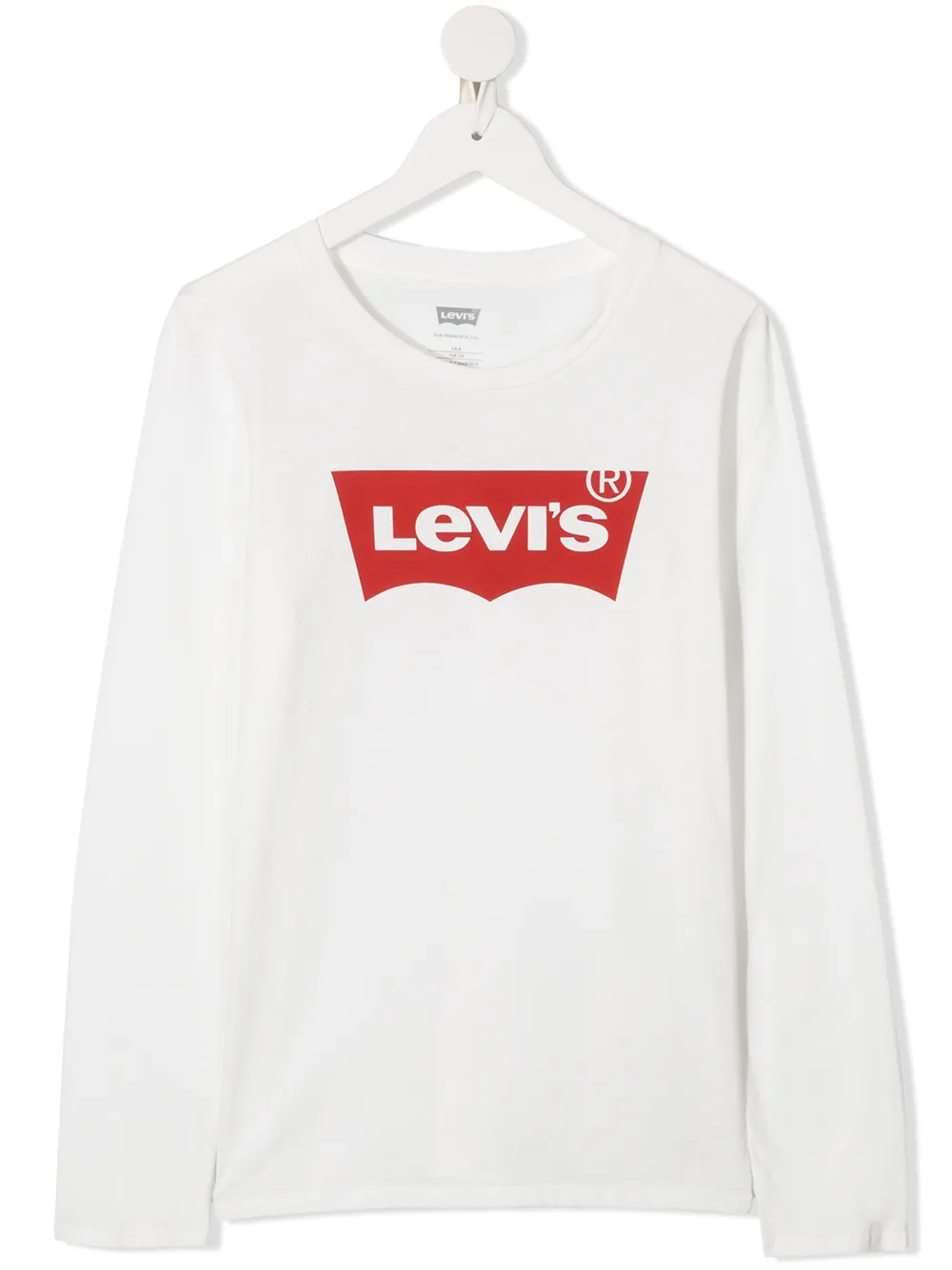 фото Levi's kids футболка с длинными рукавами и логотипом