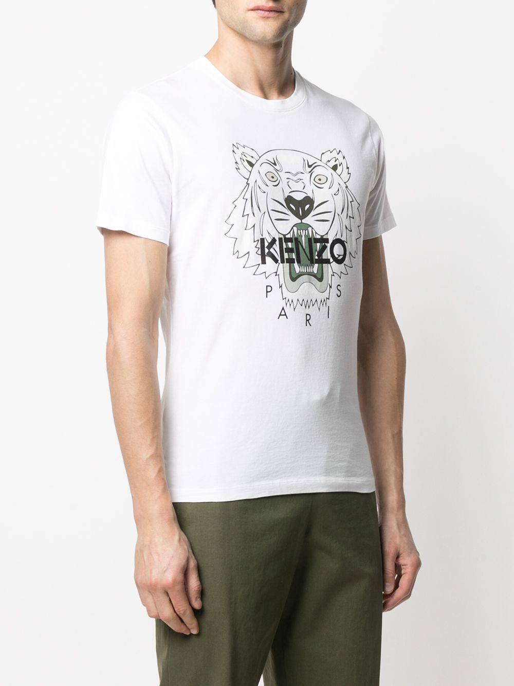 фото Kenzo футболка с принтом tiger