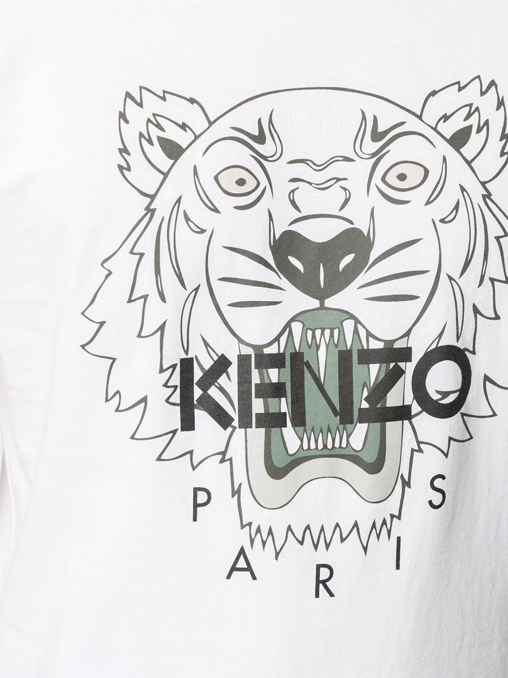 фото Kenzo футболка с принтом tiger