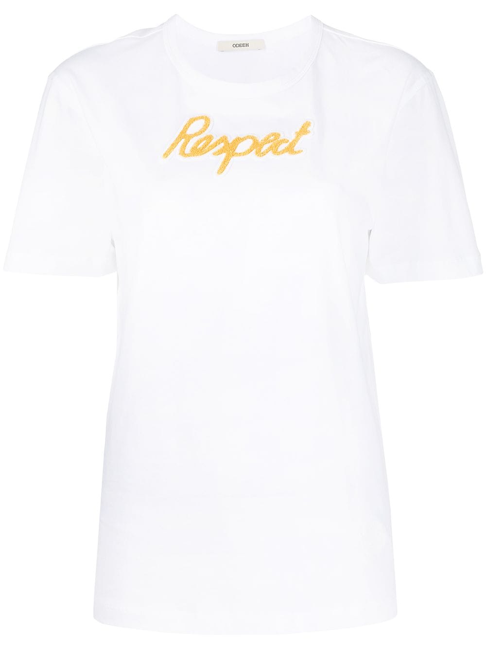 Odeeh Respect Patch T-shirt In White