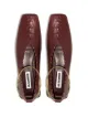 Jil Sander 앵클릿 디테일 가죽 발레리나 슈즈