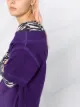 Dsquared2 cold-shoulder logo-print sweatshirt